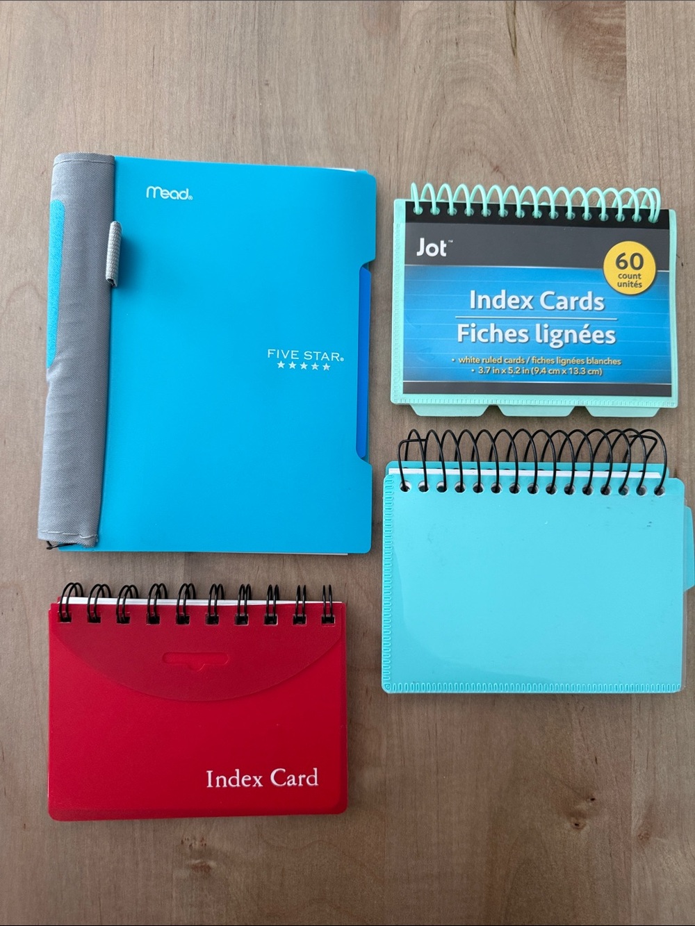 Mead Five Star Turquoise Spiral Notebook - Durable Cover